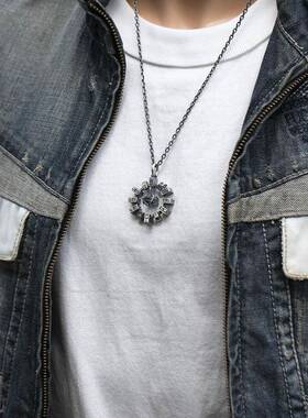 《星际穿越》永恒号模型 原创设计吊坠项炼男个性创意