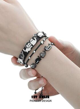 夜猫手炼2025新原创小众设计黑猫拉炼手炼为妇女