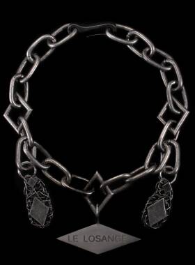 手工缠绕大菱形吊坠项链（可拆卸）WINDING NECKLACE