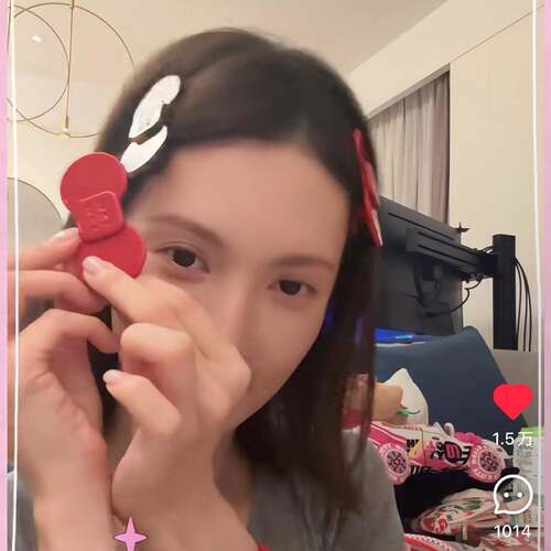 金晨小红书同款werwer蝴蝶结花朵发夹2025新款 甜美醋酸鸭嘴夹