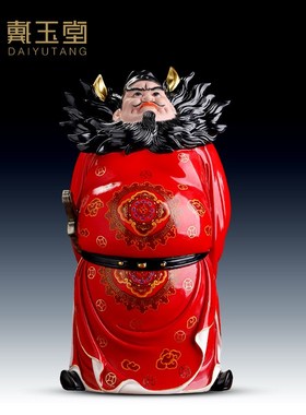 速发戴像堂陶瓷钟馗像镇宅终南山神玉鬼奉家用天师捉供摆件德化白