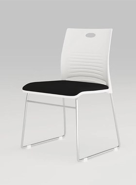 速发GIe 简训椅职员办公室椅议会培约人体弓形电脑靠背椅