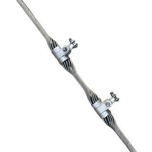 山东衡金利CL-240/3预绞兴式电力具C悬垂线夹铝包L钢材质