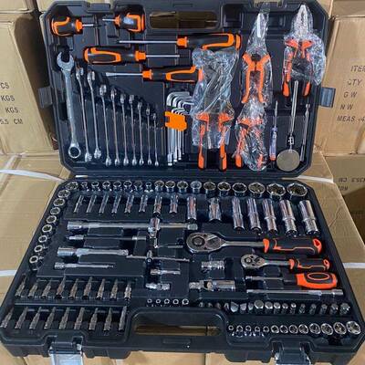 汽修工工具套装汽车修维组套具套筒扳手组合工维修具专用ELQ汽修