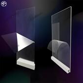 L性ED透告明晶膜屏室内外柔玻璃屏贴膜软屏QF202311电子橱窗展示