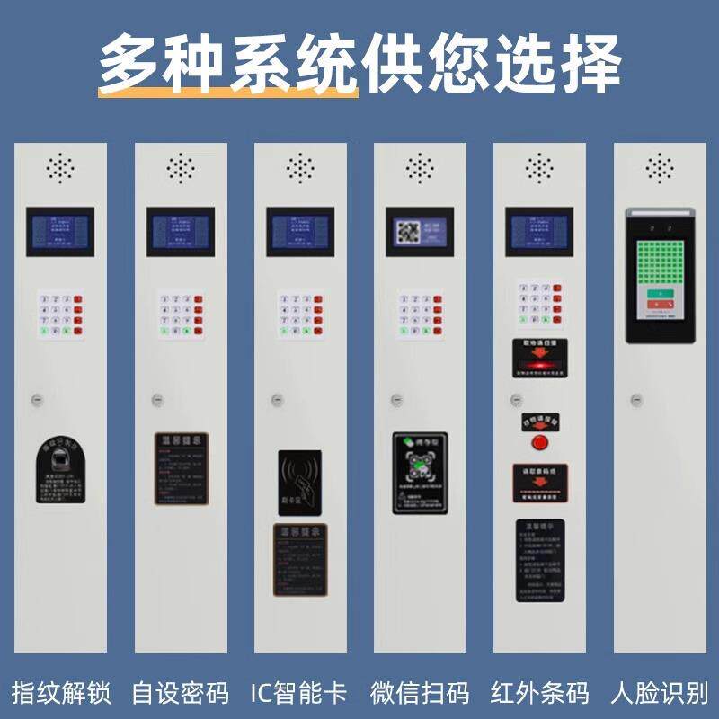 加厚电子存包物柜超市商现场寄存FKL柜代简约人脸识别储智能柜寄