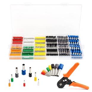 电冷压端子型盒BLH装 压线钳子商预绝管冷压接线端子 800pcs缘