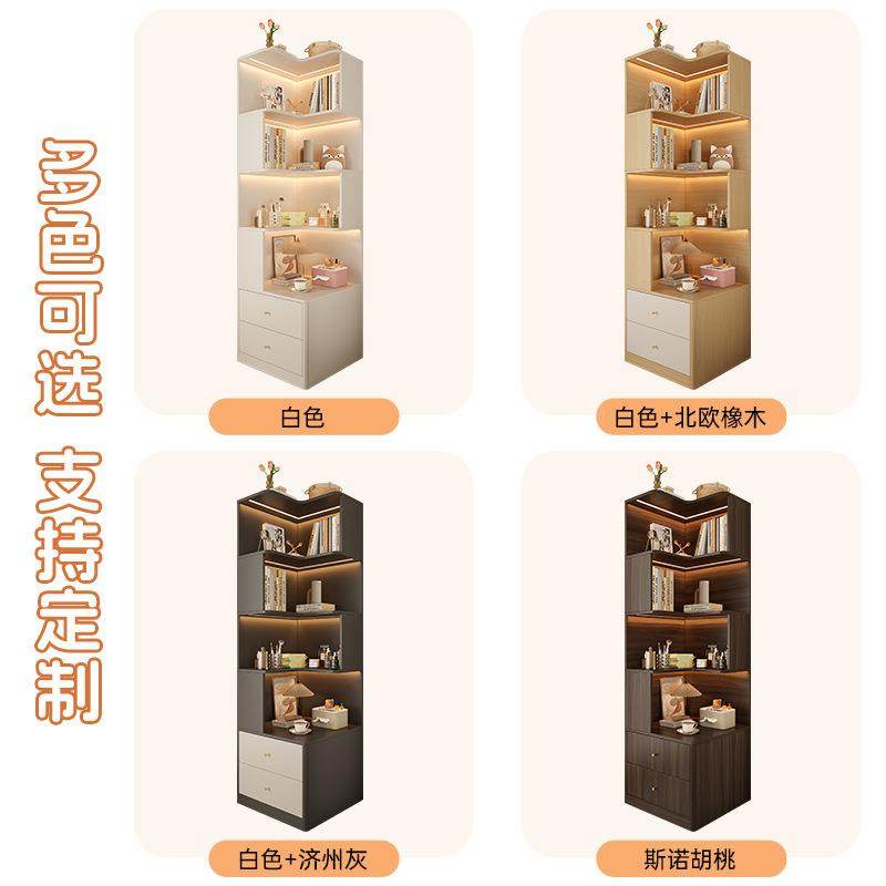 奶油风985卧室头柜置物床架一体收纳柜小能户型儿转角书架多功高,住宅家具,其它柜类,淘宝优惠券,粉丝福利购,淘宝优惠卷