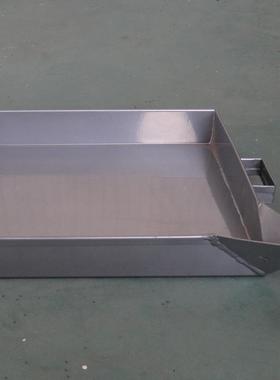 化接油石冲MZY孔托盘锈油钢手工接盘方形不焊接盘厂家