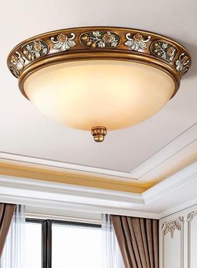 欧式吸顶灯关过道家阳GEB台简约欧美灯式玄用复古变光LED房间卧室