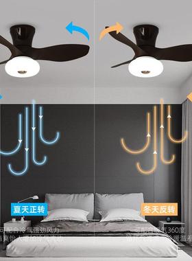 奶风儿童房风扇灯网红卧风室油吸顶风小吊FS-1003扇灯家用扇静音