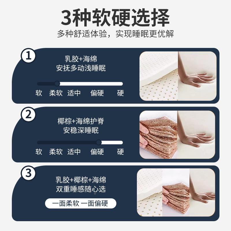 席梦弹簧TDB床软思两用20cm经济型家用乳胶椰棕弹簧床垫租垫房专