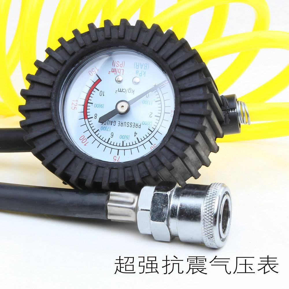 汽2车110打气泵用车载充气泵轮电携动1v单缸便式车用胎打气机
