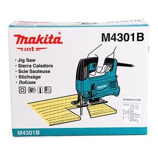 Makit0a曲线锯M4301B电动往锯木工割机切拉花复锯手工线锯M431B