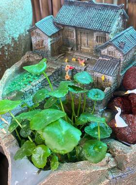 微景观流水法鱼缸水循造景JOO生过滤器古养鱼态缸环庭院水景摆件