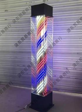 灯理发店转玻落地户外防发水发廊标志灯炫彩璃美店灯JXC箱可批