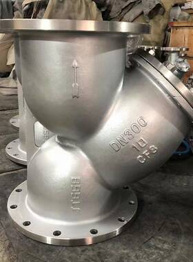 Y型过滤器GL41W-6不锈304钢VDU3161L法兰耐用管道式耐腐