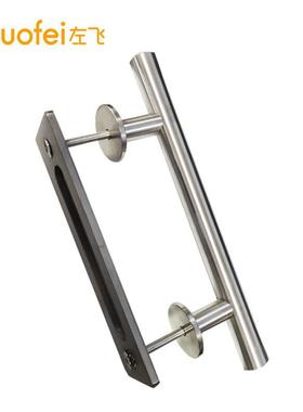 美式谷JLO仓门不锈双钢圆管款面拉手长大拉手门把手不锈钢