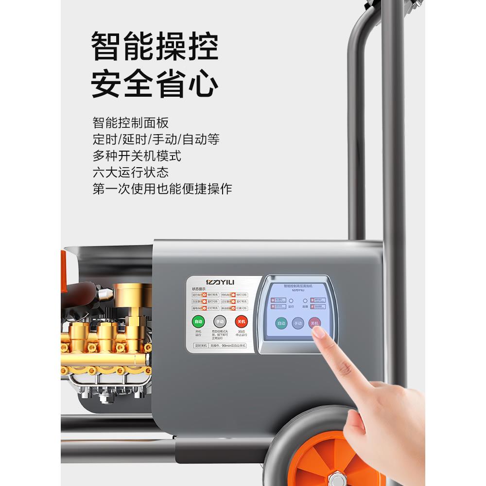 亿力商高压洗车机90用22铜电洗车泵洗车养殖场全机地面墙面XJI清