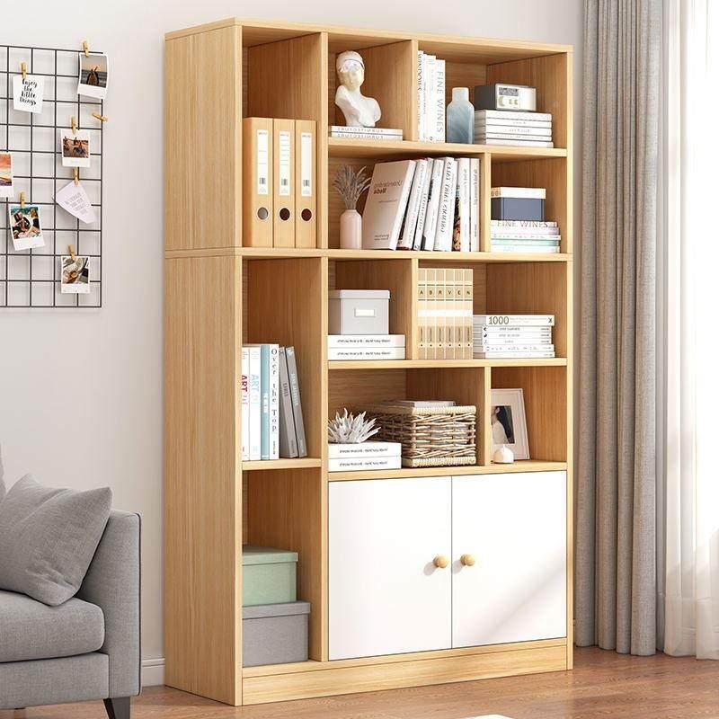 亿家达JNE书地置物物架墙面收纳架落简易书柜卧室架储柜靠墙置物