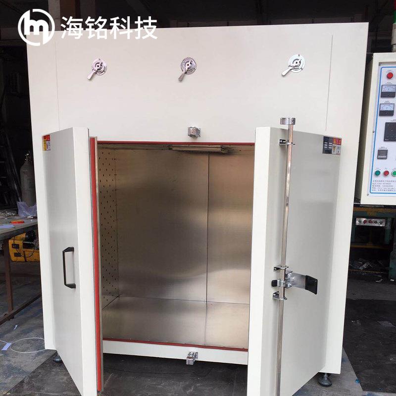 型东莞工业恒烤箱厂家大双门智能温烘箱GHI托盘轨道推车烤箱