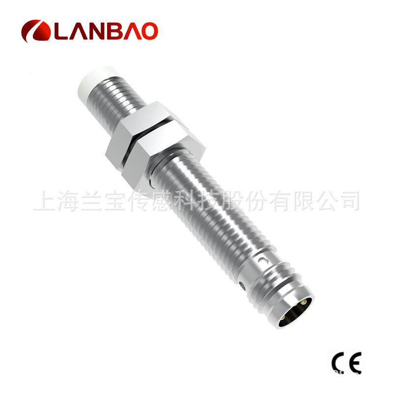 兰宝感应O器LR08直流30V圆柱形M8接插件N/C接金属562电N感近开关
