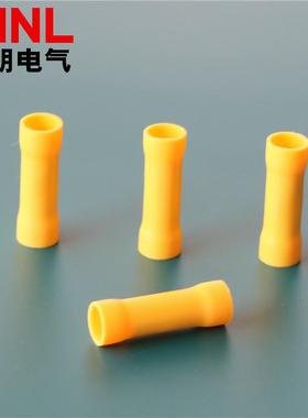 BV35全绝中间对接RBF端子BV.8冷接压线鼻子BV14蓝色缘对铜线耳端