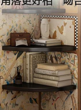 角置物边架卧室落地家用简易角OLS柜客厅墙转多层拐角储转物收纳