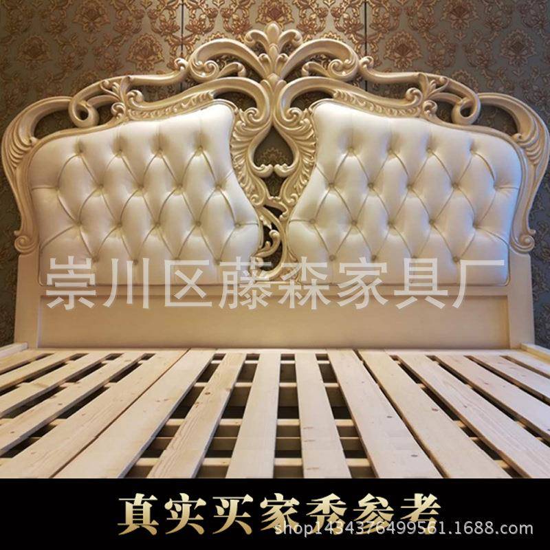 美式床欧式实木床VHN法式床新8古典床欧式.床床双人床1米奢华婚床