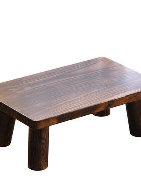 日式烧桐飘窗F96M988M桌子小新地茶几简约榻榻米矮木桌子圆桌炕几