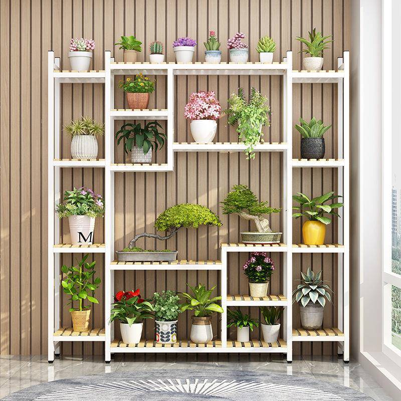 实花架台木铁艺室CKC外阳架多层花店展示多架落地式肉