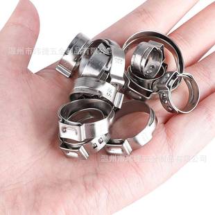 420CS装 单耳环箍不锈钢盒卡箍密封管夹P2NYT0种规格耳无极弹单性