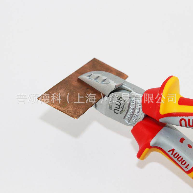 134-49-V德国斜口嘴钳斜电工钳钳6寸7寸水口钳线钳子多功剪能剪钳