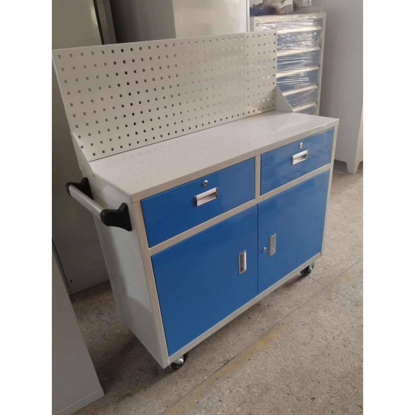 厂家销储物移动屉抽式工具车直手推车移DAX动工具车工柜具可移动