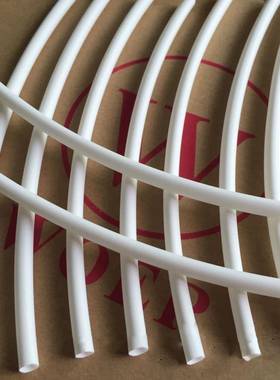 白色无燃字热XUC缩管绝阻环保1.5/25//4/5/6收缩管空白缘打.字