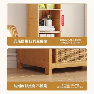 简易现代书架单RFU书柜自由组合落置架多层地小书架经物济型收层