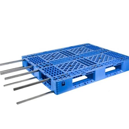 蓝1111色加厚11盘0网格田字塑料托盘叉车托运输储仓防潮垫2板塑胶