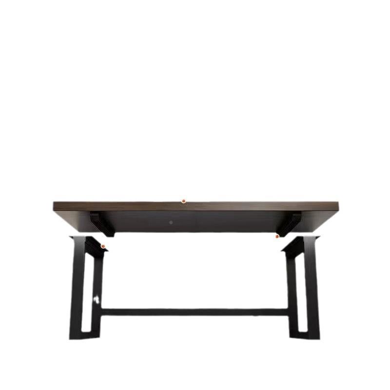 实木大板人电脑桌台式卧室用办公CGI桌大书桌工台双电两家人竞桌