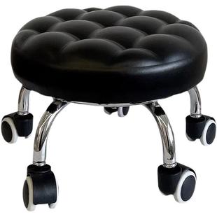 移YAS拆动小滑皮凳子带轮家用代步凳懒人快几递 滑凳客厅茶滑轮