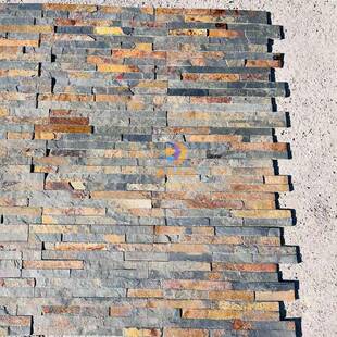 文化院石青锈色薄款电视墙墙青锈色超瓷砖墅不规则石文化石青石专