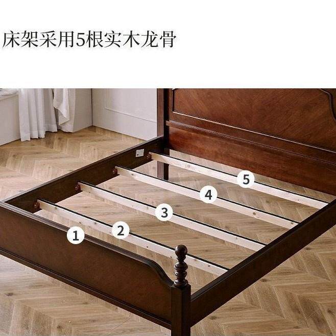 美木床中风双人床安娜床复古简约法式轻奢贝古拉床卧式VOI室实储
