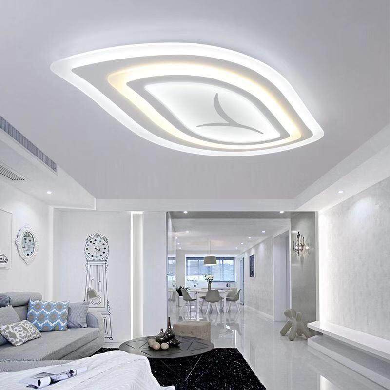 客顶灯ATL创意叶子形le厅d吸灯灯现代简约大气卧室个性餐厅灯具