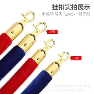 礼宾杆挂绳红色绒线绳一线警戒酒店迎米宾柱栏DWO杆隔离带锈钢不