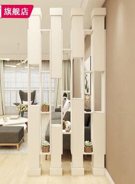 屏简约现代客厅厅隔断客风41589餐间烤漆立柱入户正对门进门厅柜