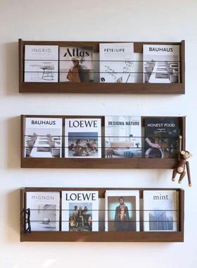 书架挂报IDK墙上置物架壁志挂杂架收纳架展示架客厅墙面易装饰简