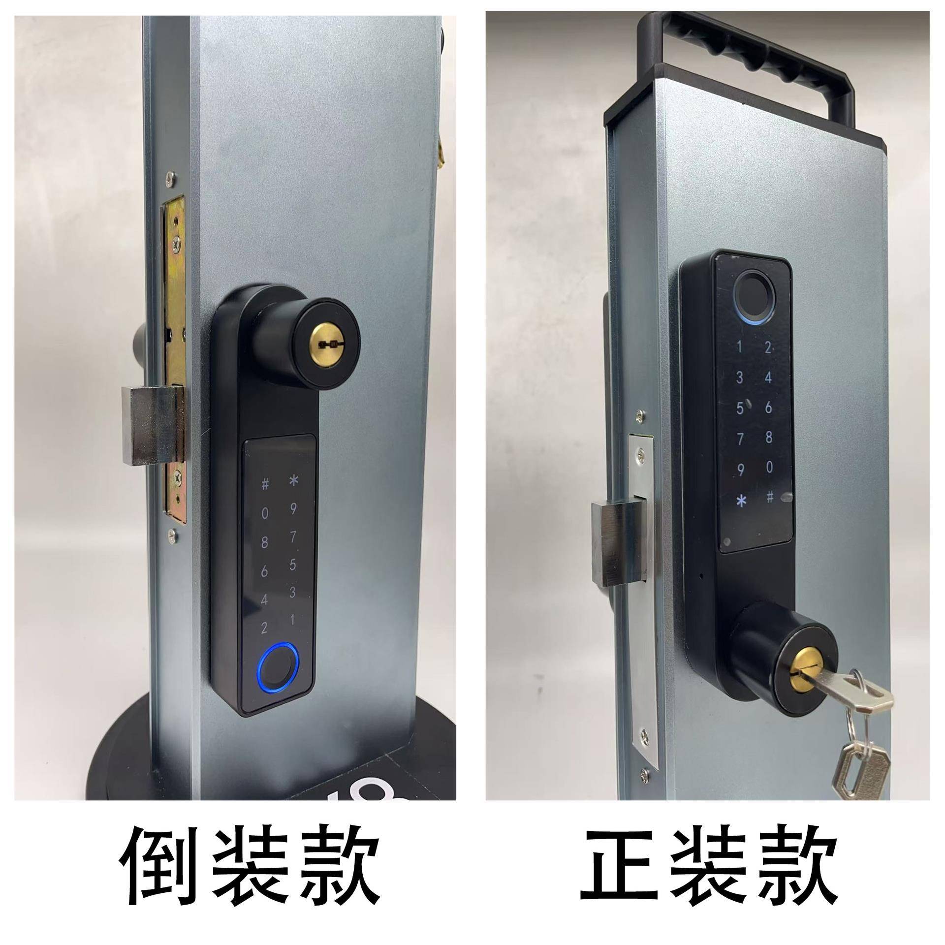 用K8指纹锁入户门指密码锁家防门酒店盗民K8宿室内门指纹纹锁感应