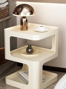 轻奢客厅沙19667艺发边边柜现头代简约床头柜铁创意床小茶几几小