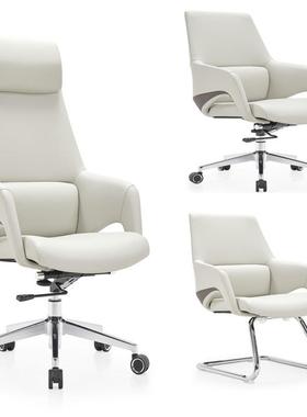 工现代轻奢老家26455板椅子久坐不累大班椅脑人体学舒适护腰办公