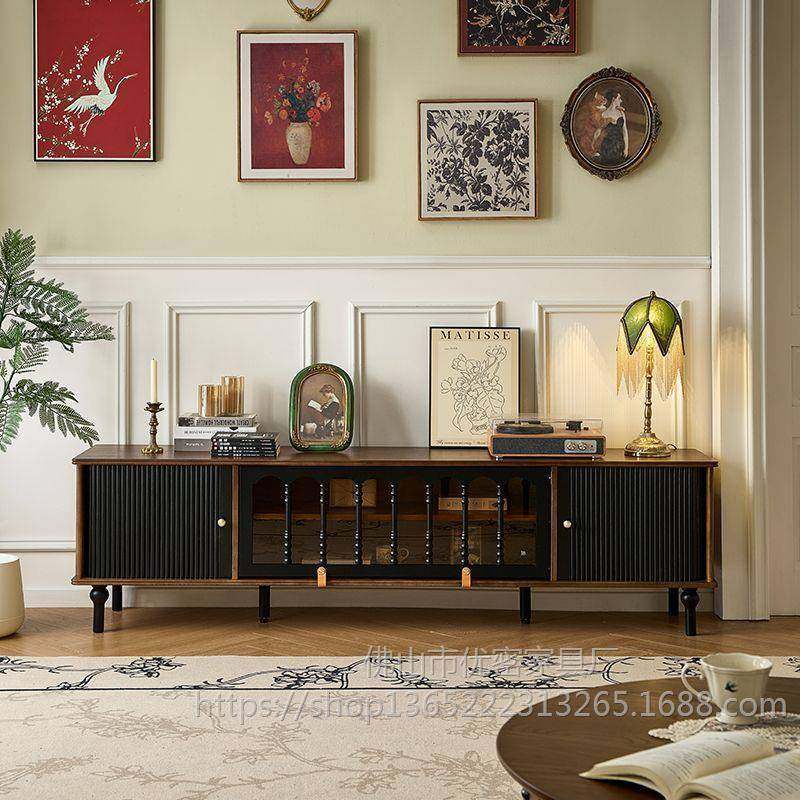 优密法古古风红橡木实QFY复木电视柜茶几组合实木客式厅中收纳小,鲜花速递/花卉仿真/绿植园艺,其它园艺用品,淘宝优惠券,粉丝福利购,淘宝优惠卷