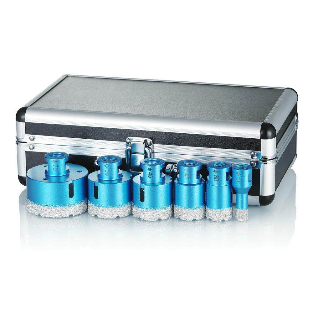 钎M14金刚石开孔器套保WFH险箱瓷砖石材装焊大理石花岗孔扩钻头套